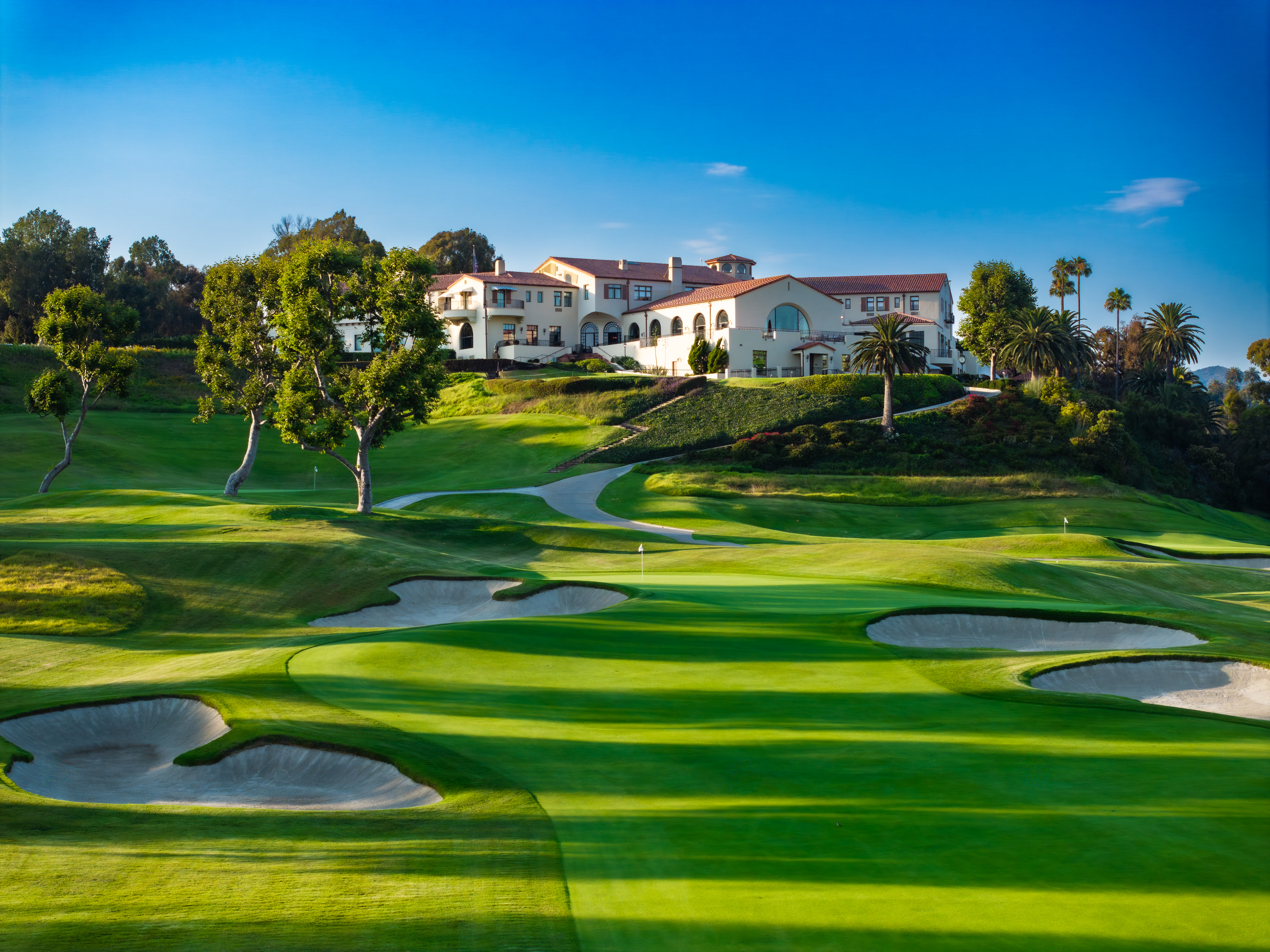 Harton S. Semple Trophy on display ahead of the 81st U.S. Women's Open Presented by Ally at Riviera Country Club, Pacific Palisades, California